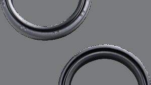 PARTS UNLIMITED Front Fork Seals - 43 mm ID x 55 mm OD x 9.5/10/5 mm T