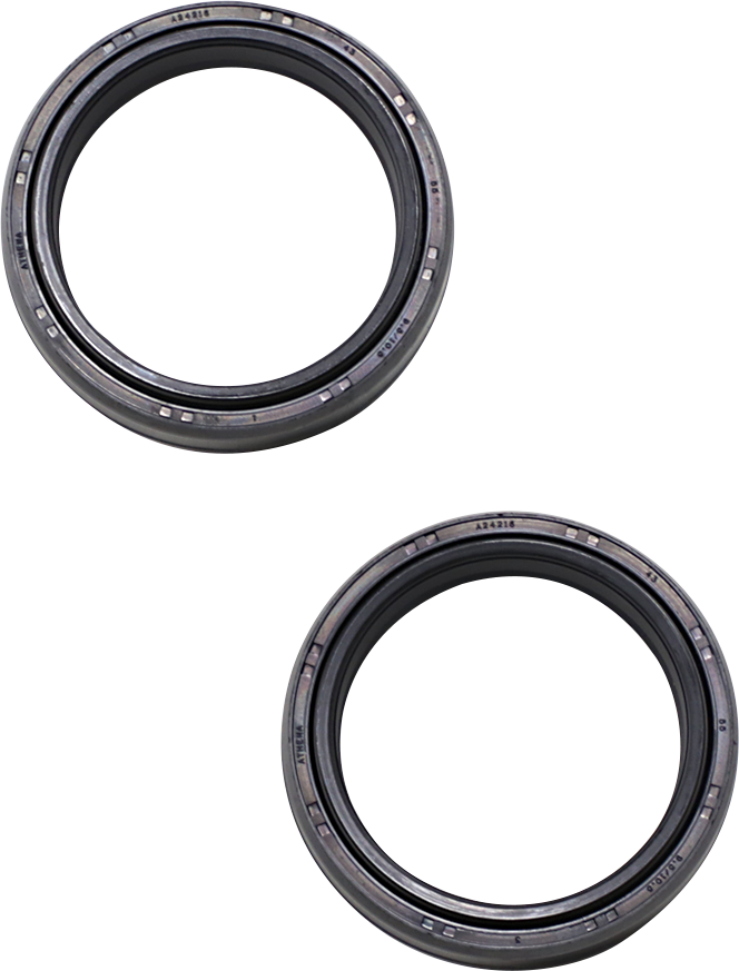 PARTS UNLIMITED Front Fork Seals - 43 mm ID x 55 mm OD x 9.5/10.5 mm T
