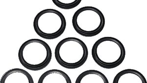 DRAG SPECIALTIES Fork Dust Seals - 49 mm - 10-Pack