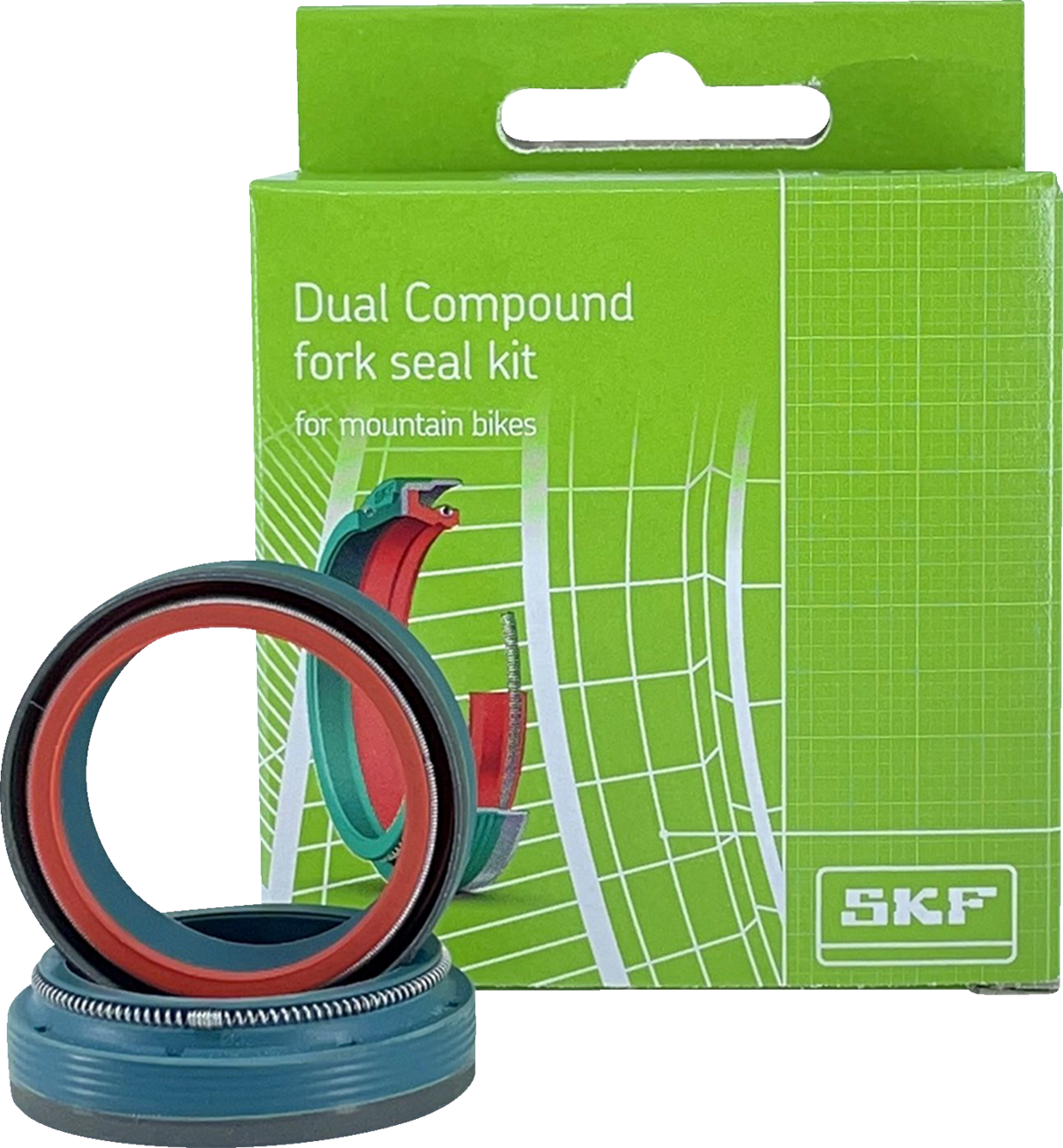 SKF FORK SEAL KIT, DUAL COMPOUND, SHOWA 45 MM