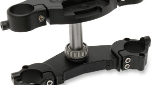 ARLEN NESS 7&7 Raked Triple Tree - Black - 7° Rake