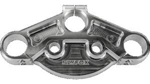 SLYFOX Triple Clamp - 49 mm - Upper - '14+ FLH - Raw