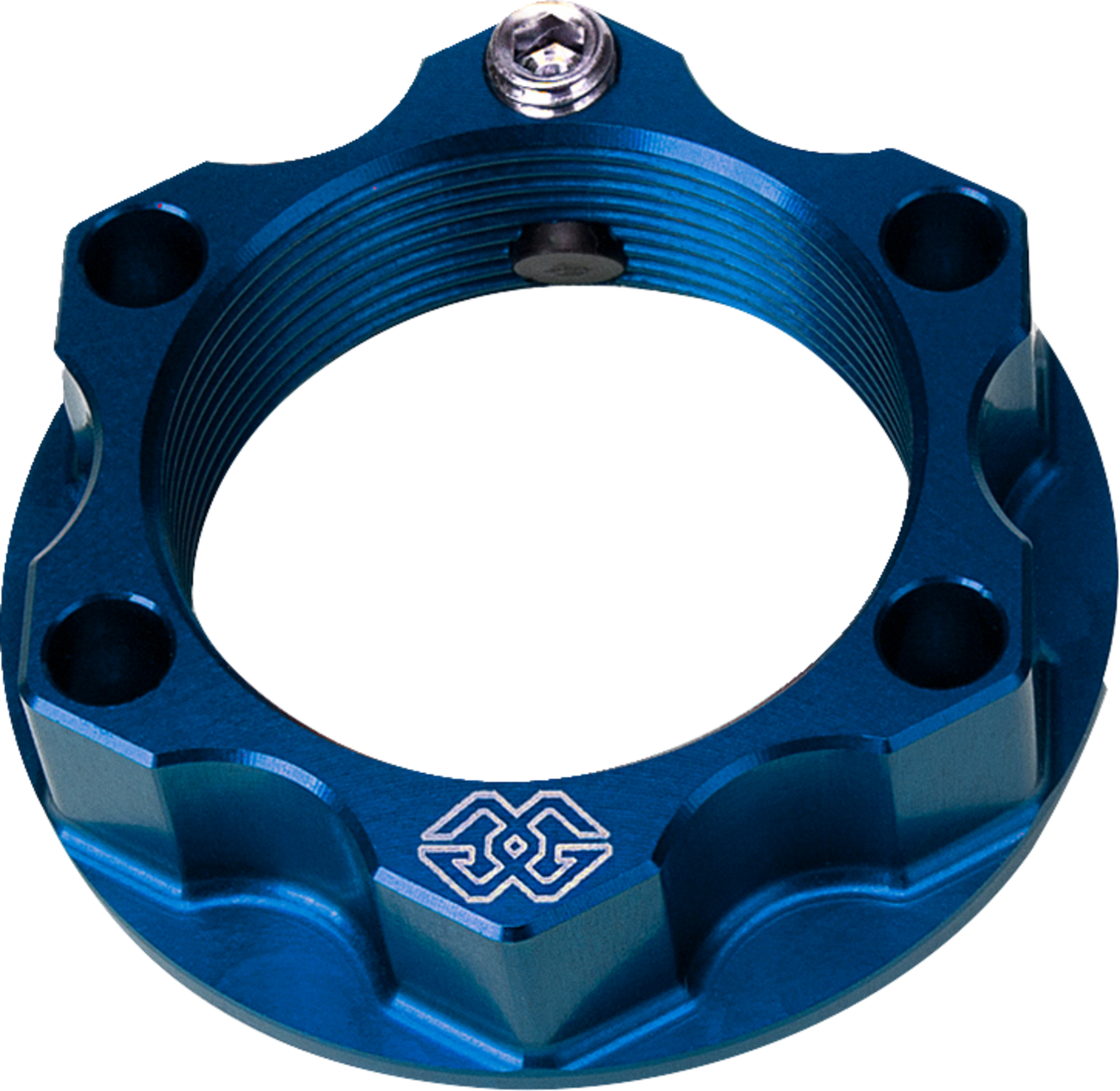 GILLES TOOLING STEM NUT ACMA M28 LOCK BLU