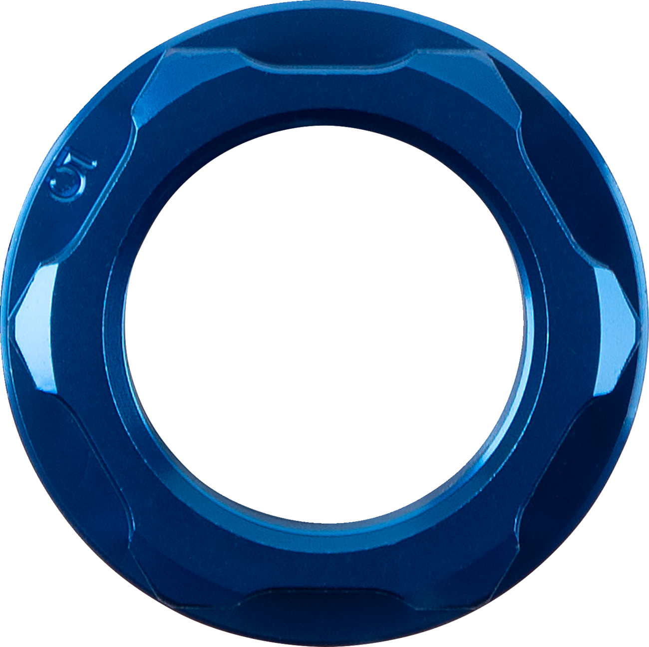 MOOSE OFFROAD Steering Stem Nut - Blue