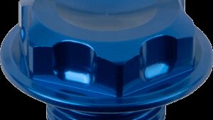 MOOSE OFFROAD Steering Stem Nut - Blue