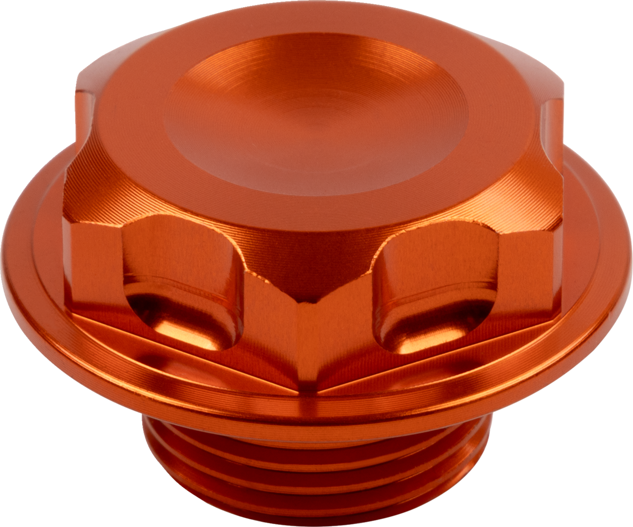 MOOSE OFFROAD Steering Stem Nut - Orange