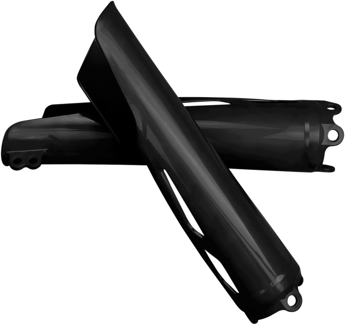 UFO FORK COVERS CRF R/RX BLK