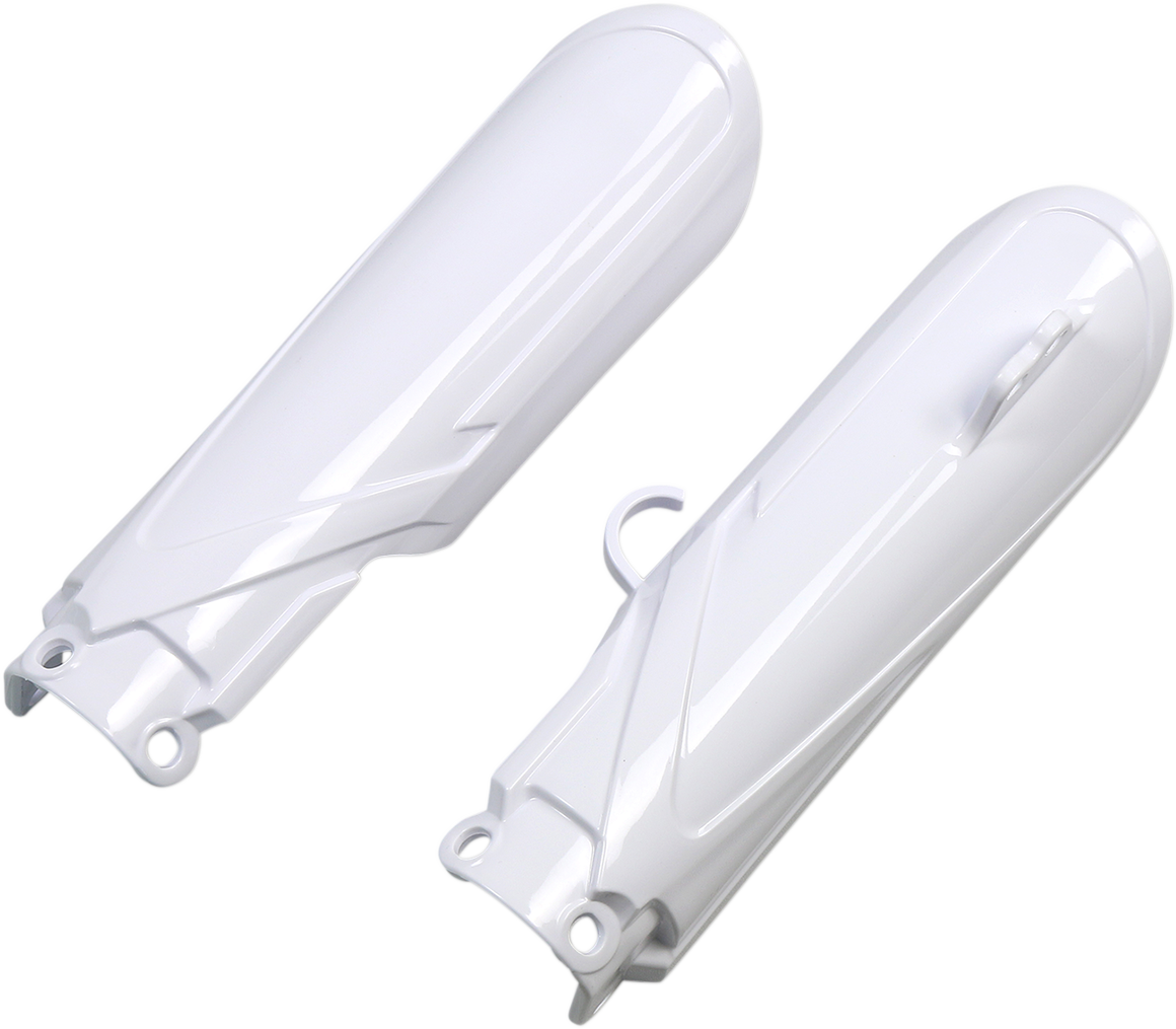 UFO FORK COVERS YZ65 WHITE