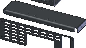 KFI PRODUCTS Replacement Standard Grille - Black - Polaris Ranger