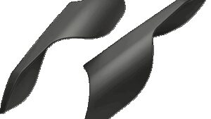 CIRO Heat Deflectors - Black - Indian