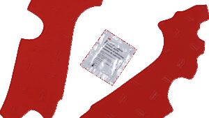 ATHENA Frame Pads - CRF - Red