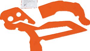 ATHENA Frame Pads - Orange - KTM