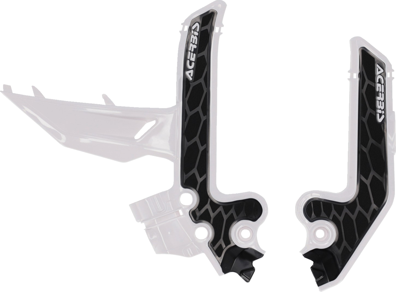 ACERBIS FRAME GUARDS XGRIP SX85 MC85WHITE/BLACK