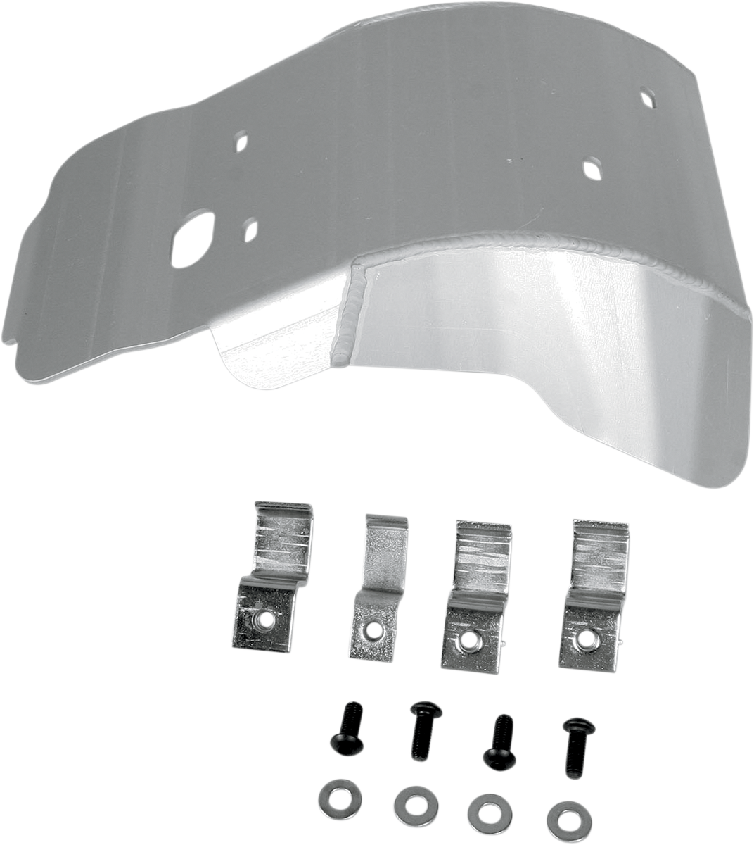 MOOSE OFFROAD Skid Plate - Silver - Honda - CRF450R