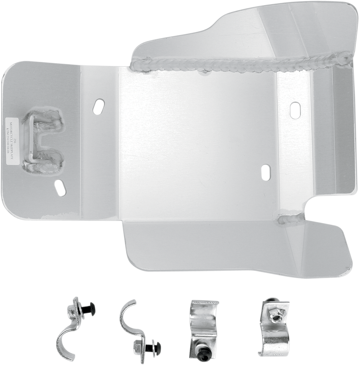 MOOSE OFFROAD Skid Plate - Silver - KTM