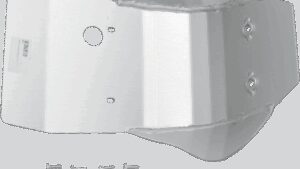 MOOSE OFFROAD Skid Plate - Silver - Yamaha - WR 250 R/X