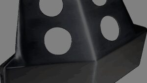 SPEED MERCHANT Skid Plate - Black - FXR