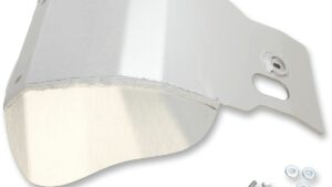 MOOSE OFFROAD Skid Plate - Silver - Yamaha