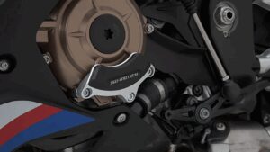 SW-MOTECH Engine Case Protector - Black/Silver - BMW - S1000 R | M1000 RR