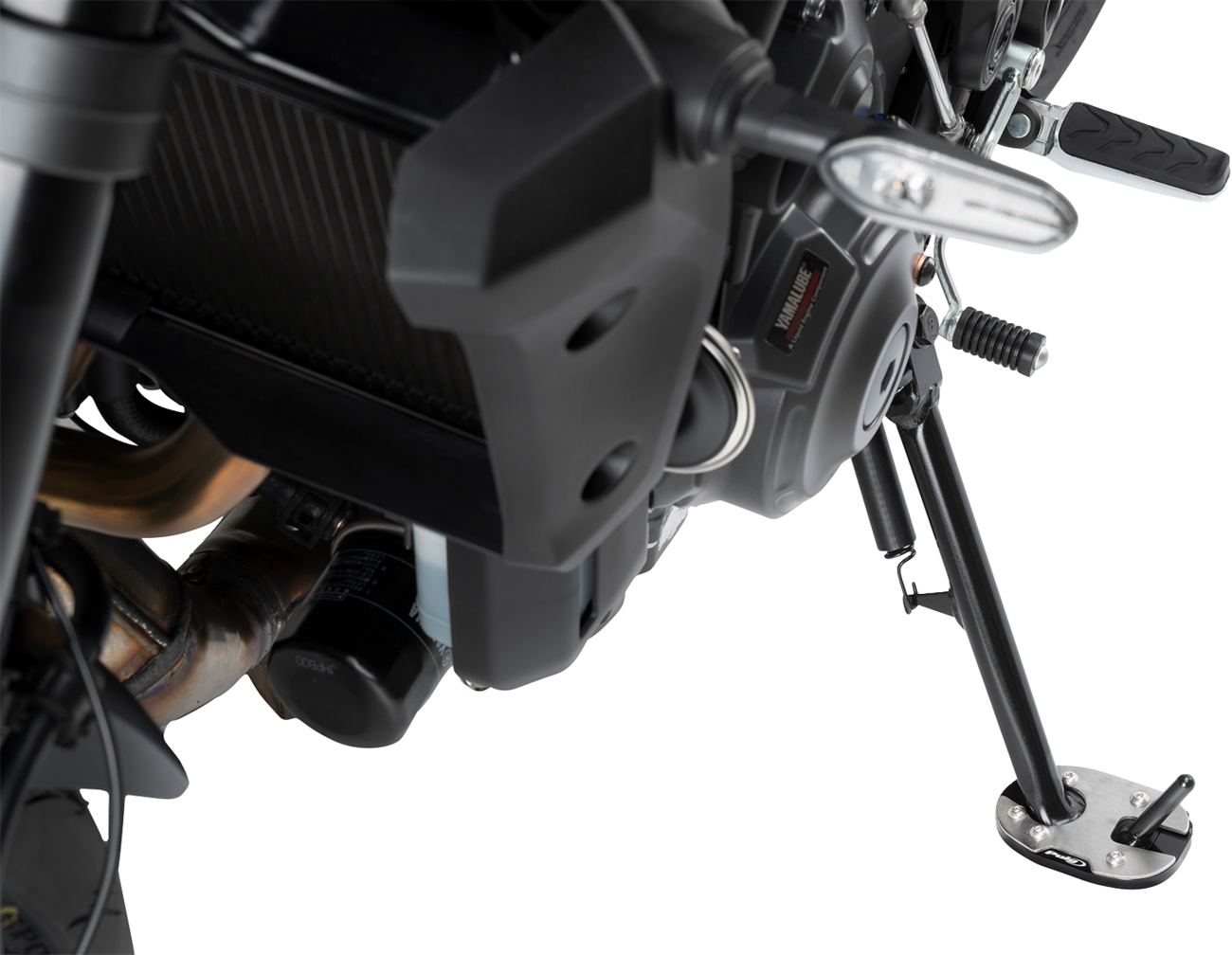 PUIG HI-TECH PARTS KICKSTAND PAD EXT YAMAHA