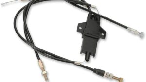 PARTS UNLIMITED Black Vinyl Throttle Cable - Bombardier