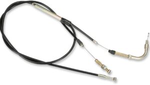 PARTS UNLIMITED Black Vinyl Throttle Cable - Bombardier