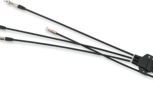 PARTS UNLIMITED Black Vinyl Throttle Cable - Ski Doo