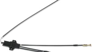 PARTS UNLIMITED Black Vinyl Throttle Cable - Polaris