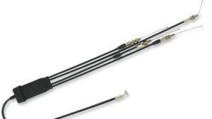 PARTS UNLIMITED Black Vinyl Throttle Cable - Polaris