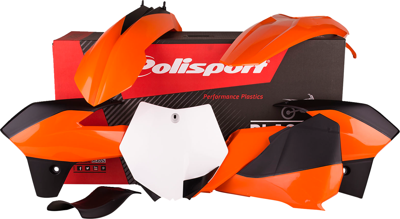POLISPORT BDY KT SX85 OE OR/WH/BK