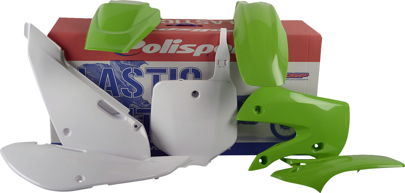 POLISPORT BODYKIT KX65 OE GN/WH