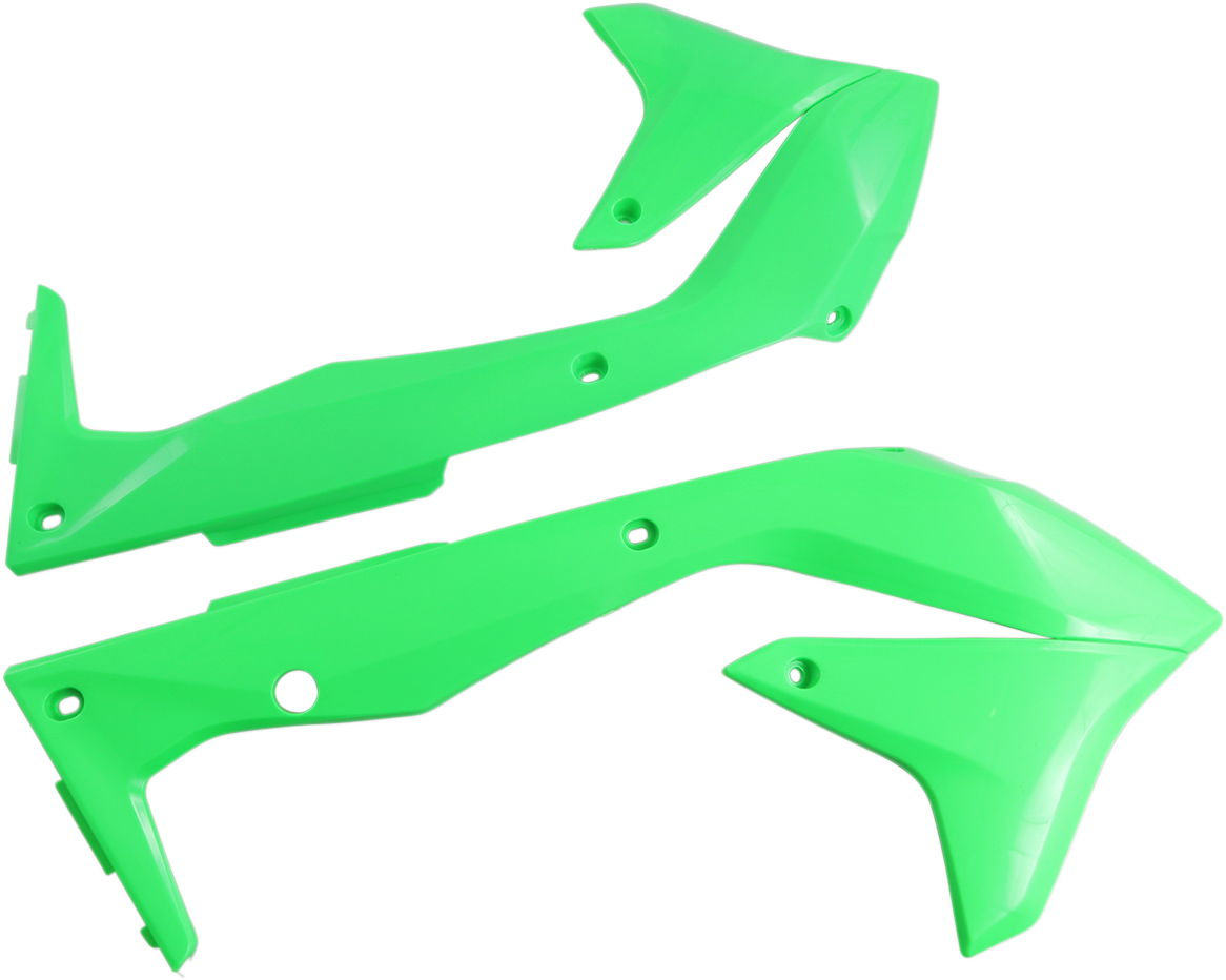 UFO RAD COVERS KX250F FLO GRN