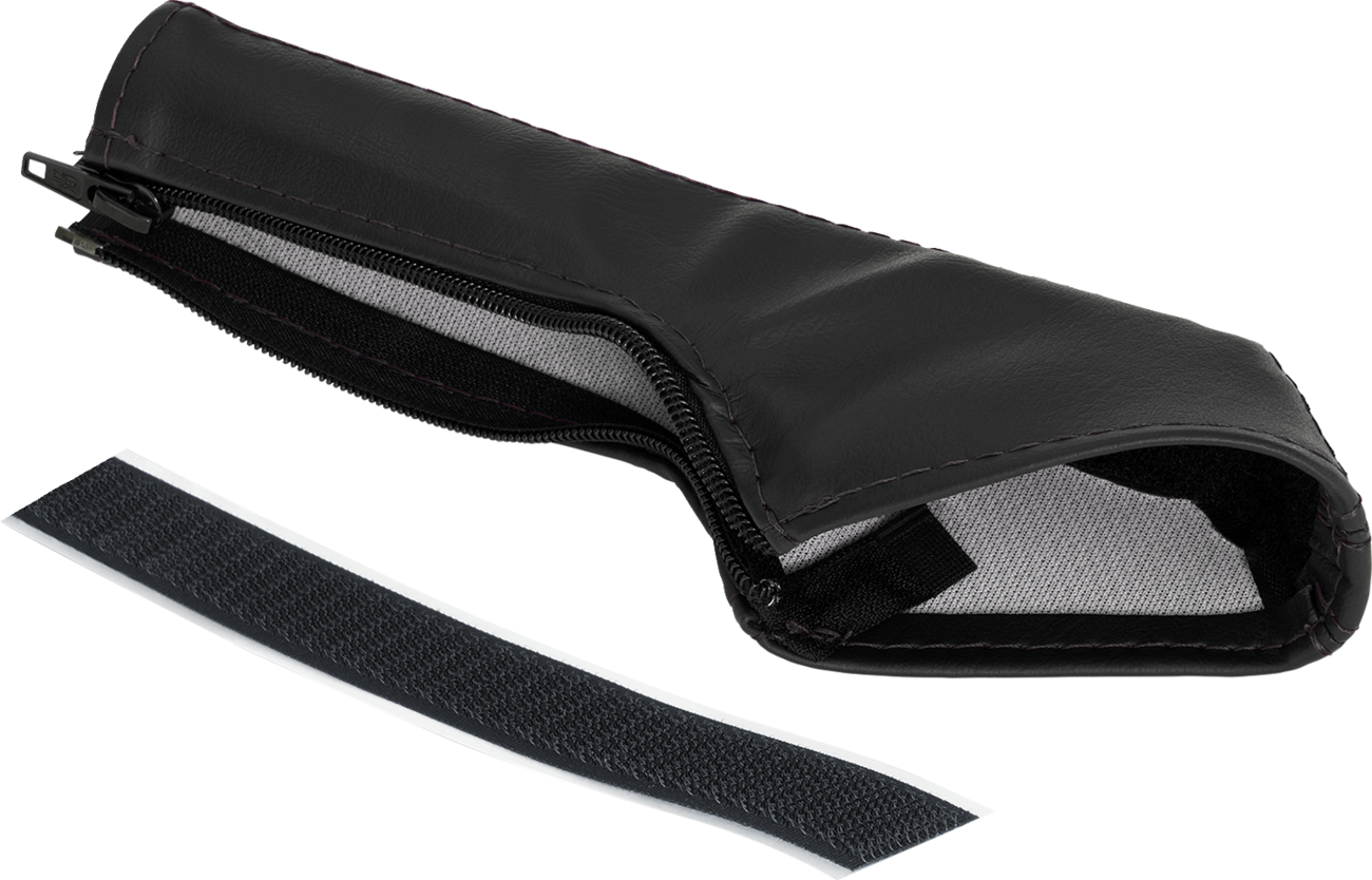 SHOW CHROME Kaliber E-Brake Handle Cover - Slingshot - Black Stitch