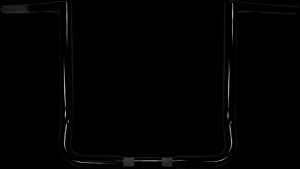 LA CHOPPERS HANDLEBAR BAGR TWPK 16 BK