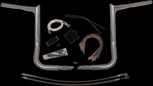 FAT BAGGERS INC. HANDLEBAR 14" CH PT FLH