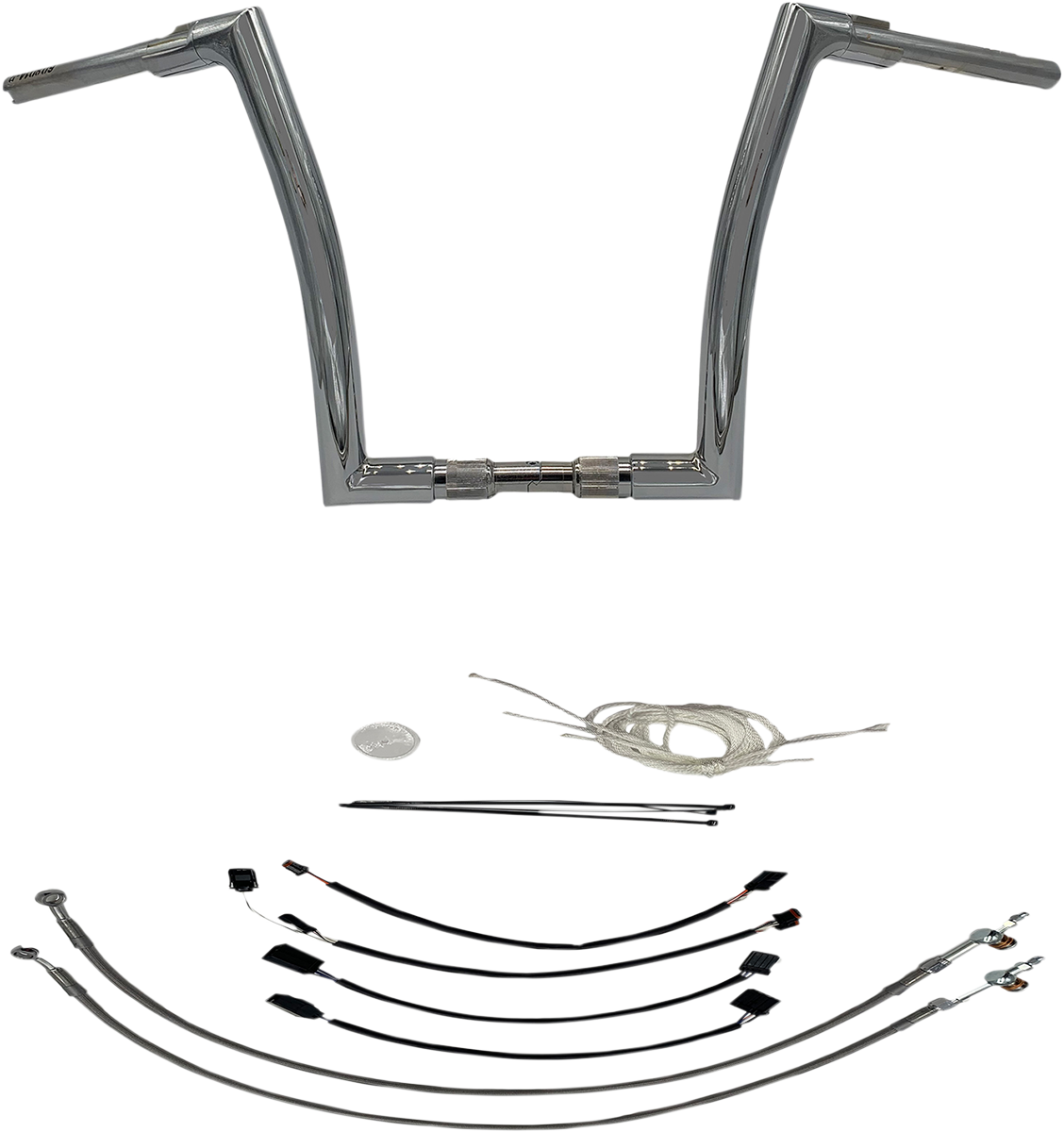 FAT BAGGERS INC. H-BAR KT CH 1.5"14"FLHRS