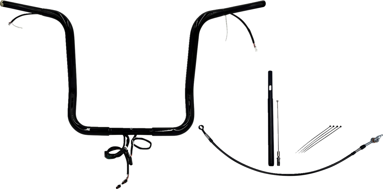 FAT BAGGERS INC. H-BAR BL.RT 1.25"16"21+FL