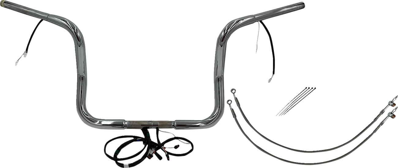 FAT BAGGERS INC. H-BAR BL.RT 1.25"16"21+FL - Image 2