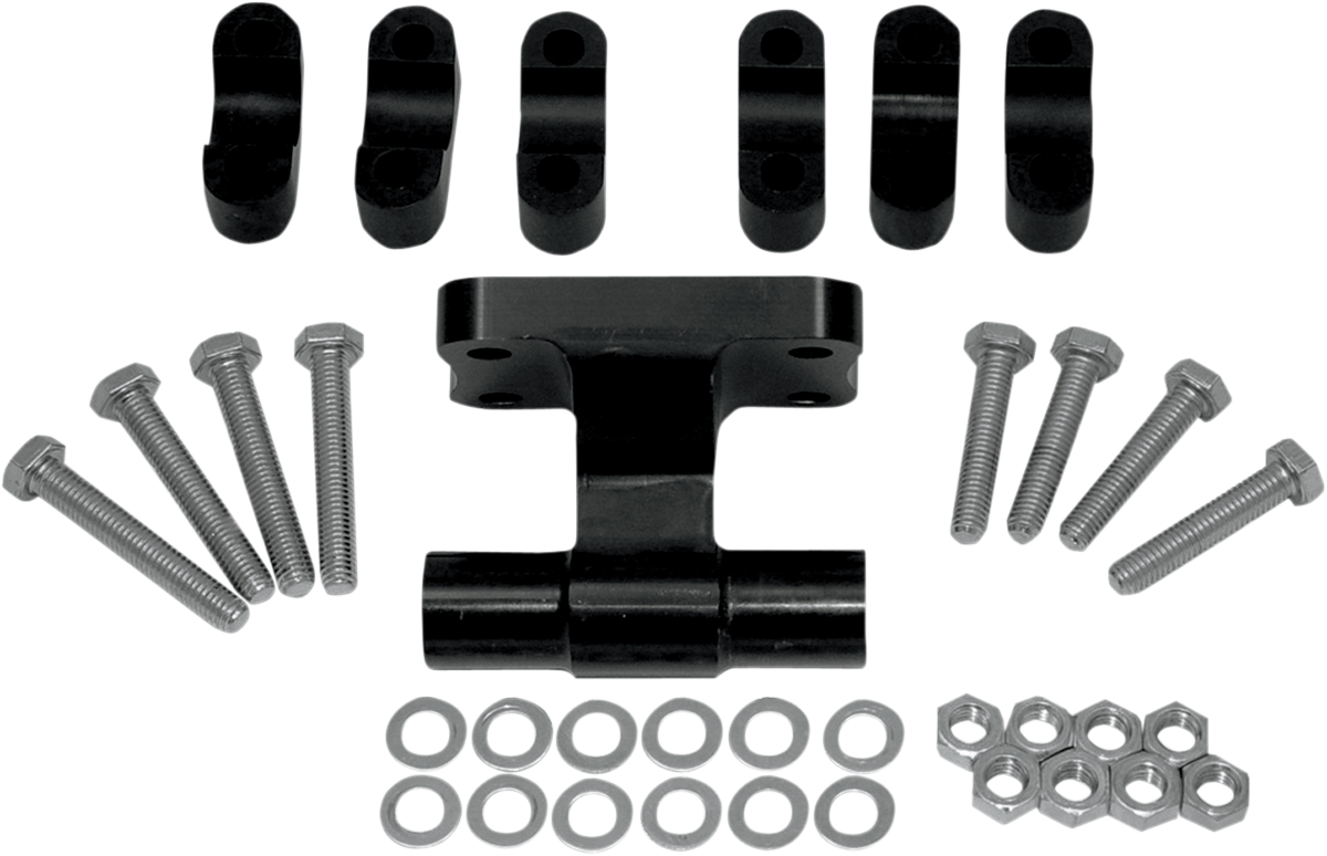 POWERMADD Universal Pivoting Handlebar Riser System - 3"