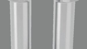 DRAG SPECIALTIES Forged Aluminum Handlebar Risers - Straight - 5-1/2" - Chrome