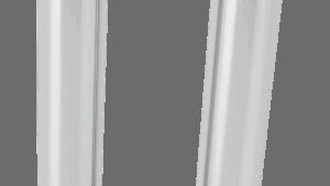 DRAG SPECIALTIES Forged Aluminum Handlebar Risers - Straight - 8" - Chrome