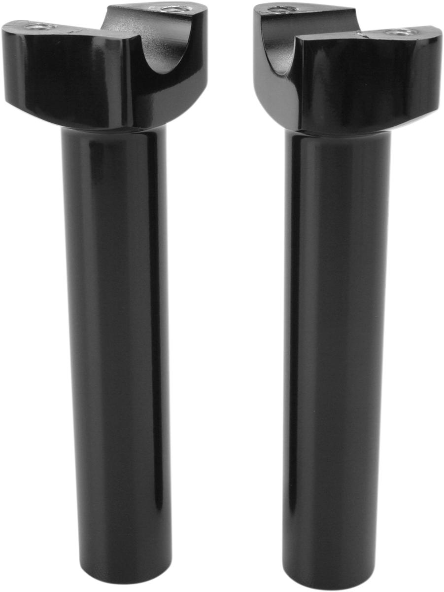 DRAG SPECIALTIES RISERS STRAIGHT 6.5" BLK