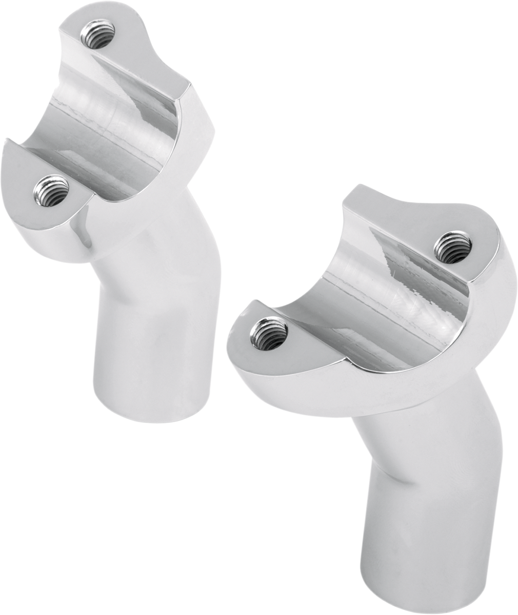 DRAG SPECIALTIES RISERS PULLBACK 3.5" CHR