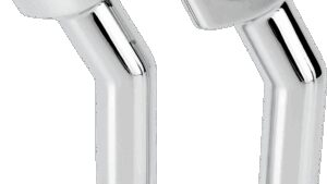 DRAG SPECIALTIES Forged Aluminum Handlebar Risers - Pullback - 5-1/2" - Chrome