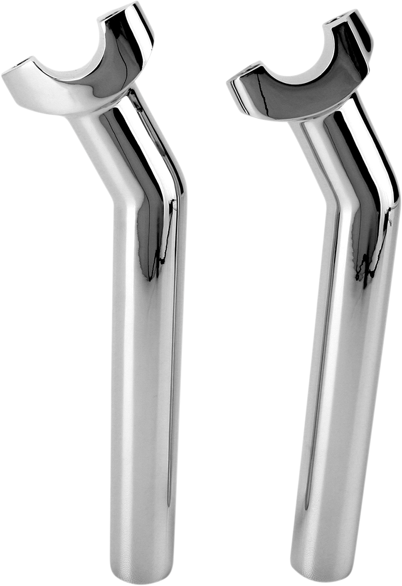 DRAG SPECIALTIES Forged Aluminum Handlebar Risers - Pullback - 8-1/2" - Chrome