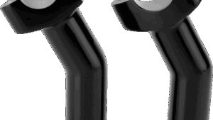 DRAG SPECIALTIES Forged Aluminum Handlebar Risers - Pullback - 4-1/2" - Black