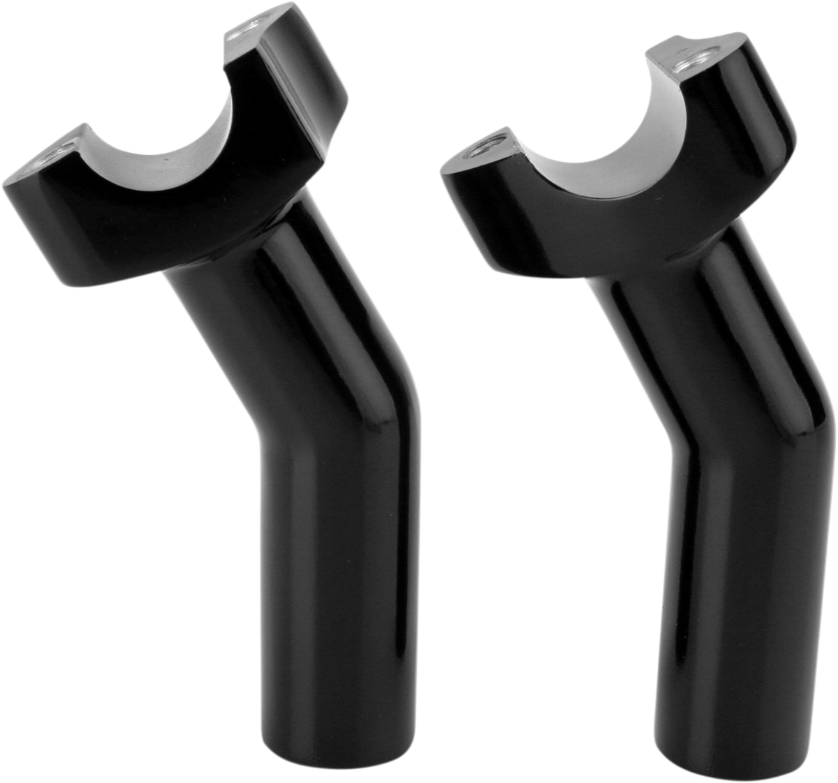 DRAG SPECIALTIES Forged Aluminum Handlebar Risers - Pullback - 4-1/2" - Black