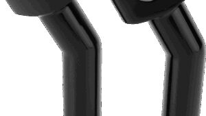 DRAG SPECIALTIES Forged Aluminum Handlebar Risers - Pullback - 5-1/2" - Black