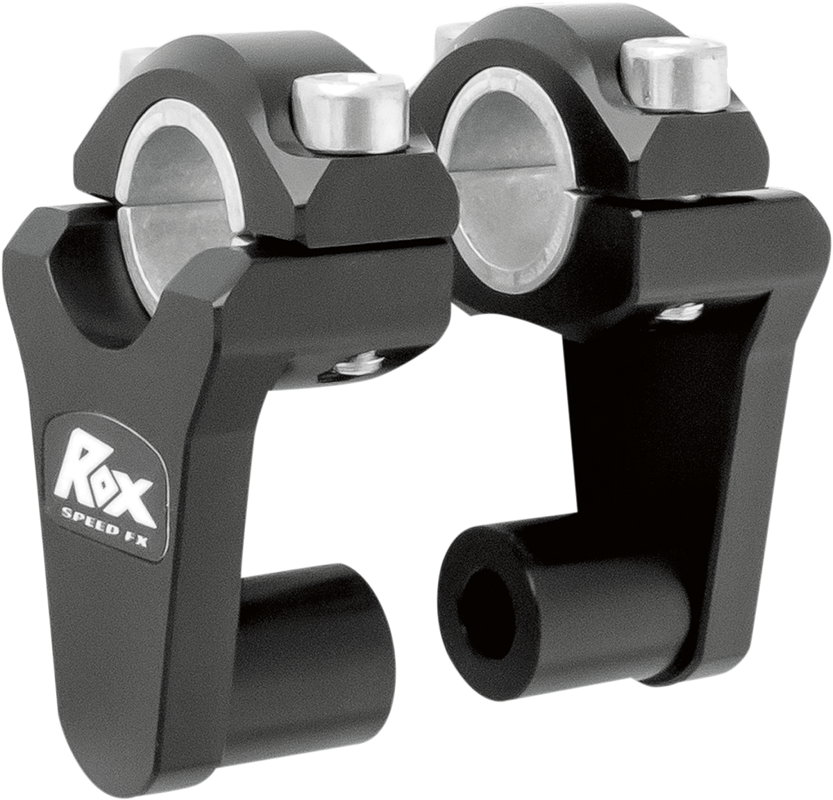 ROX SPEED FX Elite Pivoting Handlebar Risers for 7/8" and 1-1/8" Handlebars - 2" - Black