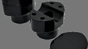 LA CHOPPERS Springer Handlebar Riser Kit - Hefty - Black